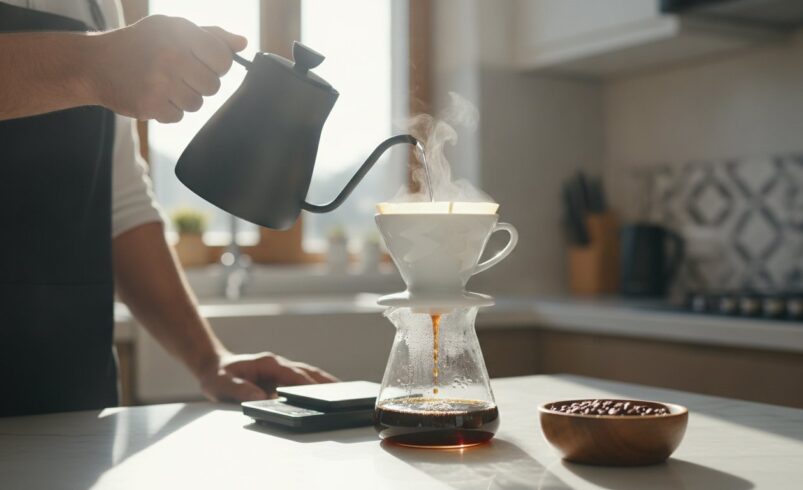 V60 ile Filtre Kahve Demleme Rehberi 2026: Adım Adım Barista Sırları