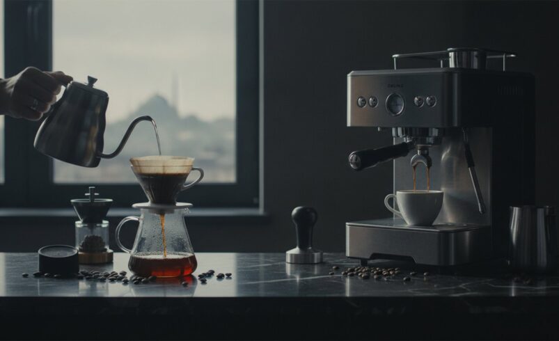 Filtre Kahve ve Espresso Farkı: Hangisi Sizin İçin Daha Uygun? (2026)