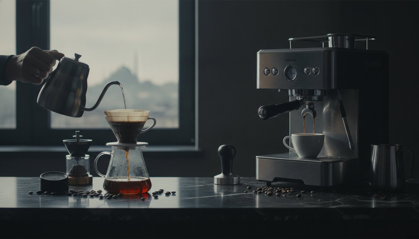 Filtre Kahve ve Espresso Farkı: Hangisi Sizin İçin Daha Uygun? (2026)