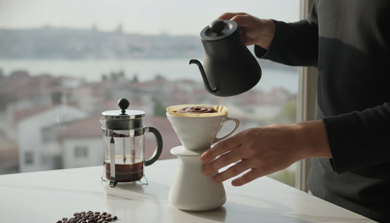 Evde Filtre Kahve Demlemek İçin 5 Pratik ve Etkili Yöntem