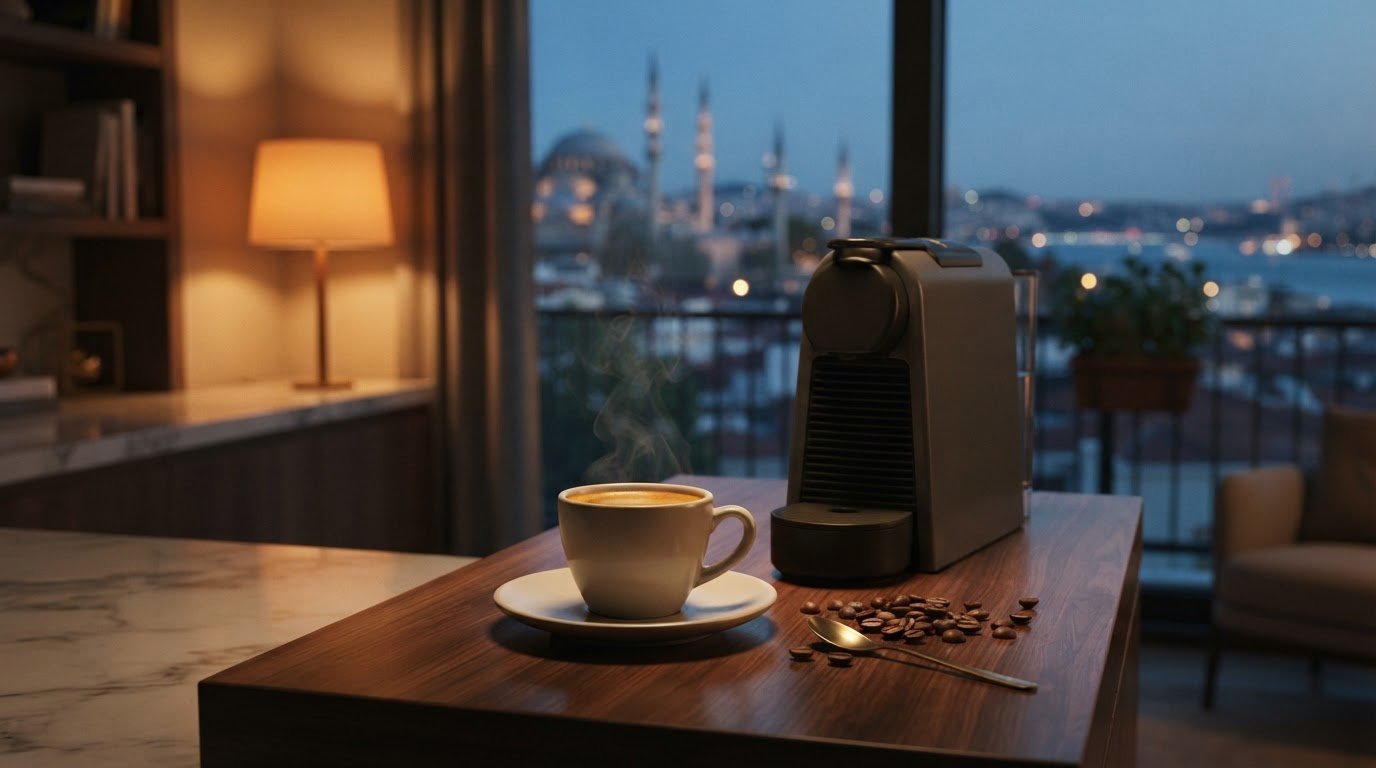 Akşam kafeinsiz kapsül kahvenin kafein miktarı ve lezzeti